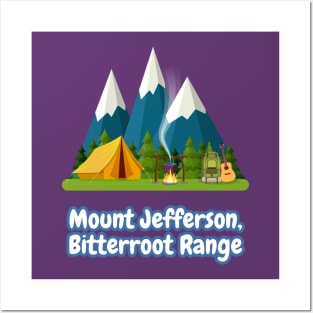 Mount Jefferson, Bitterroot Range Posters and Art